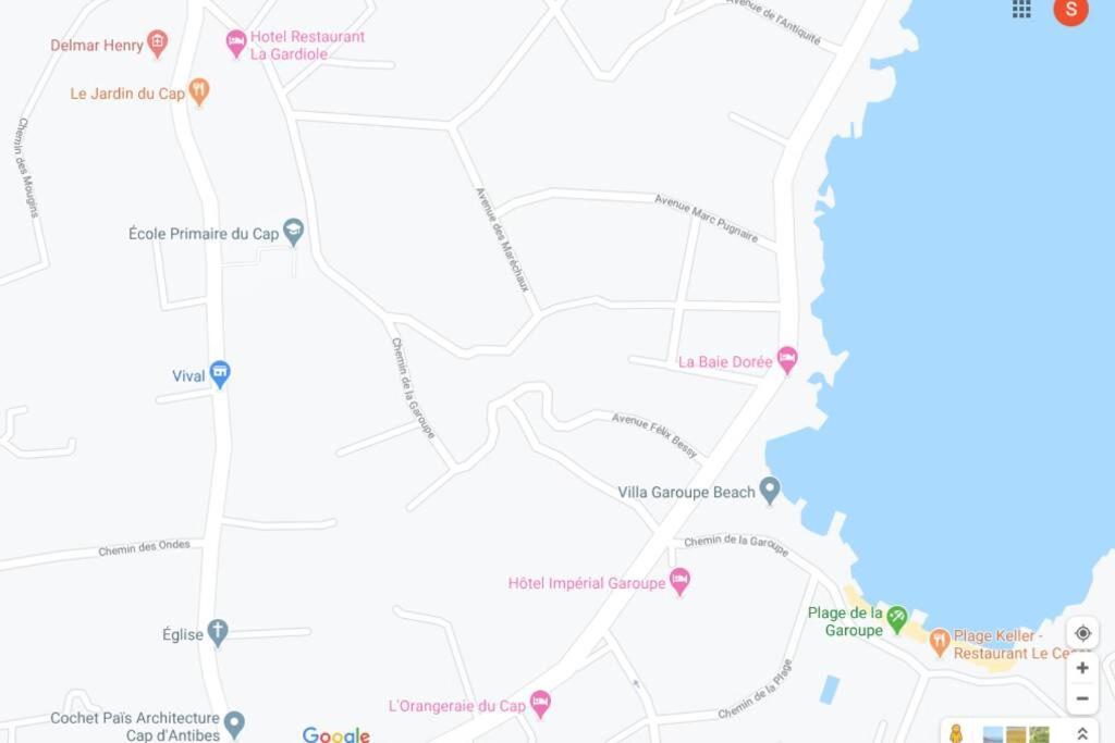 Cap D'Antibes Leilighet Eksteriør bilde
